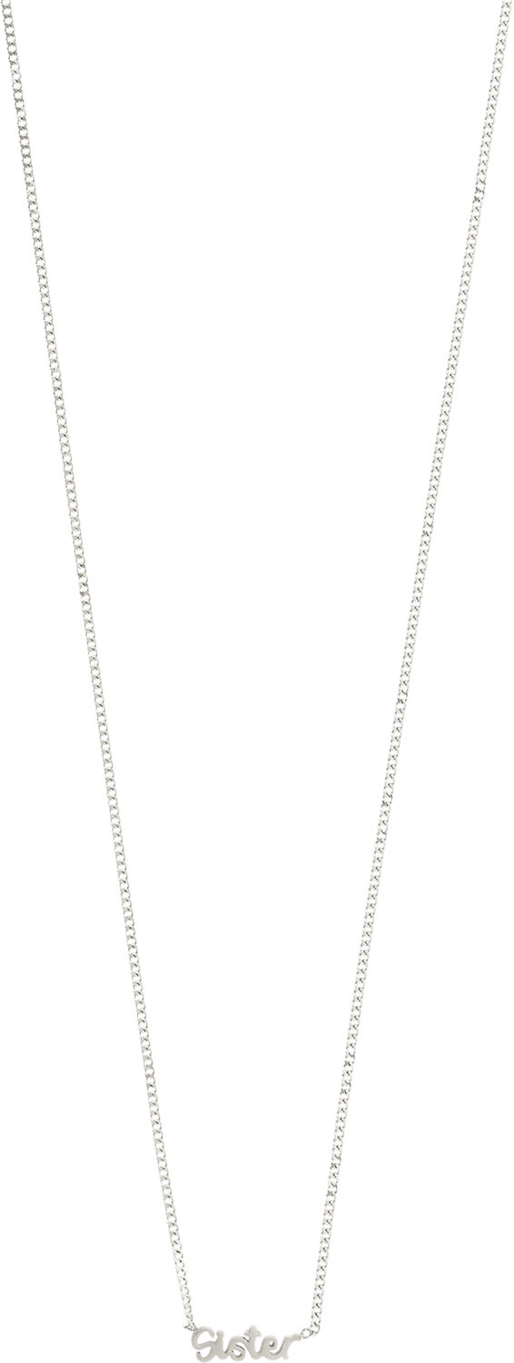 SISTER recycled necklace silver-plated