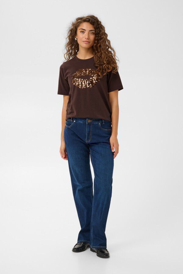 CUBREE GITH SEQUIN T-SHIRT
