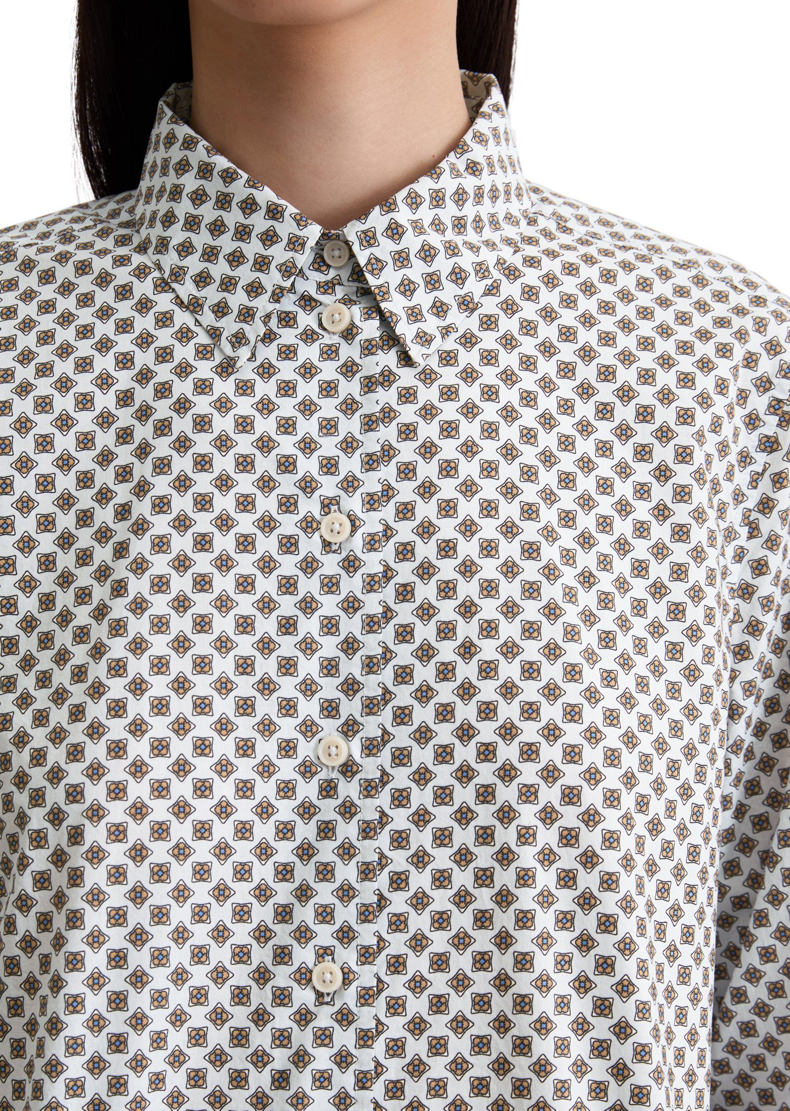 Blouse, casual fit, a-shape, longsl