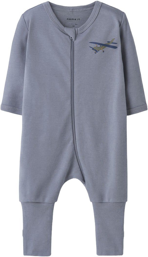 Nbmnightsuit 2P Zip Ff Airplane Noos