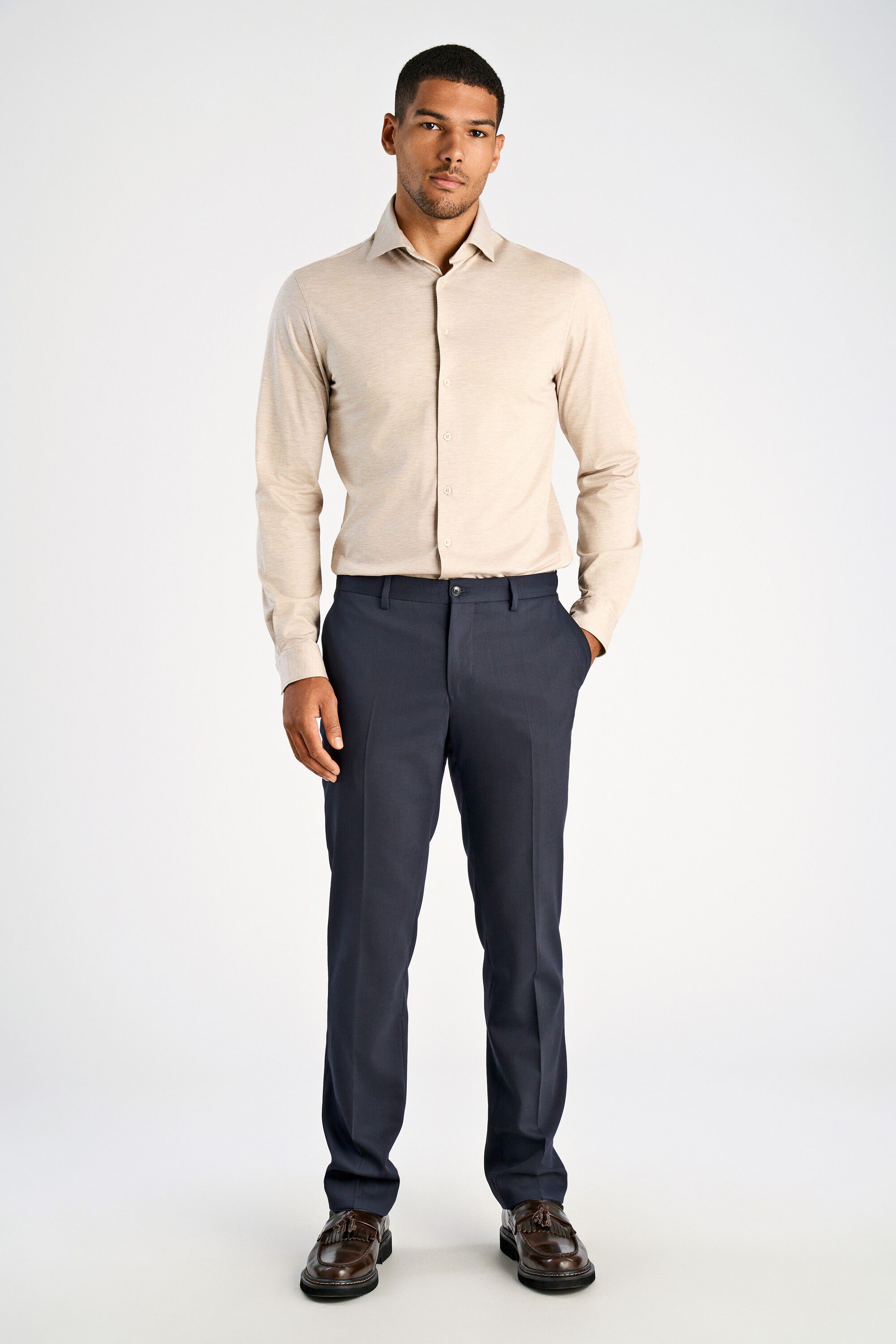 Superflex knitted shirt L/S