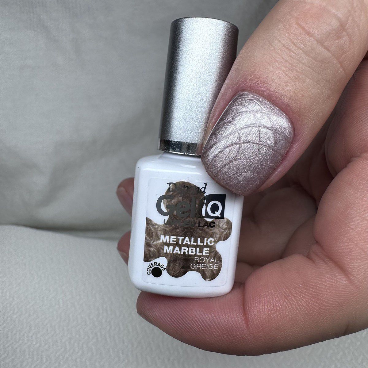 GeliQ Metallic Marble Royal Greige