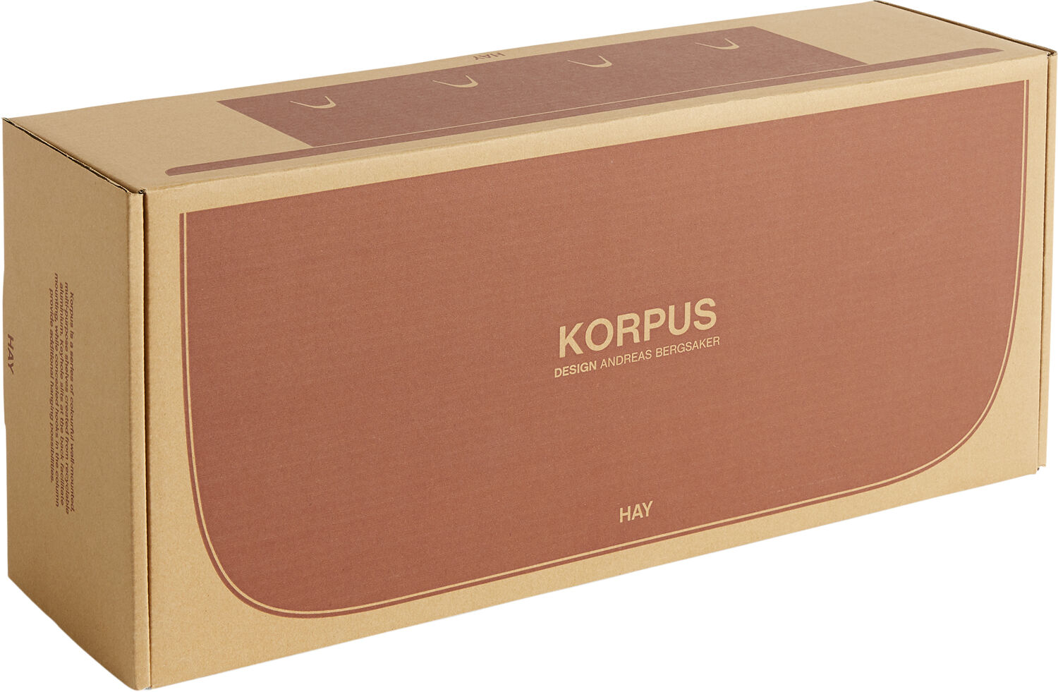 Korpus Shelf-Medium 4 hooks-Brick r