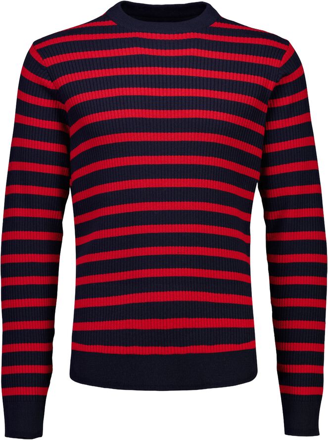 Recycled crew neck knit L/S