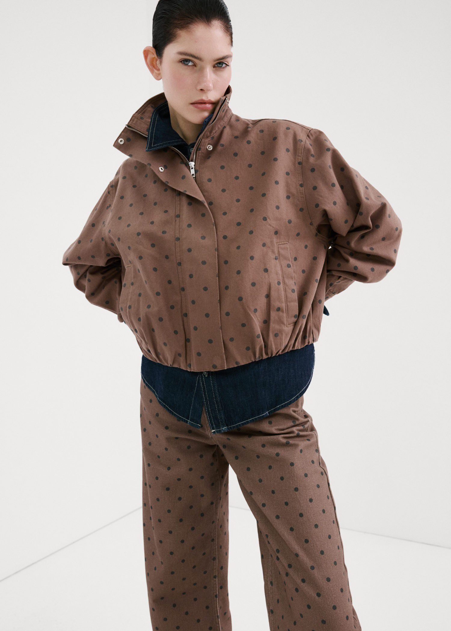 Polka dot balloon jeans