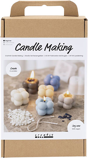 DIY Kit Lysstøbning, Bubble soyalys