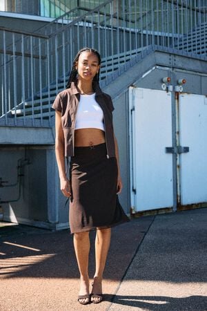 NMJUDITH LW MESH SKIRT