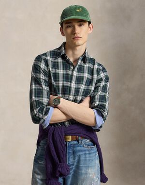 DOUBLE FACED OXFORD-WVN-SHIRT