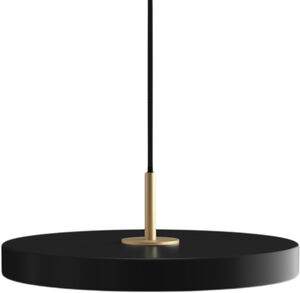 Asteria Mini black Ø 31 x 10,5 cm, 2. 7m cordset