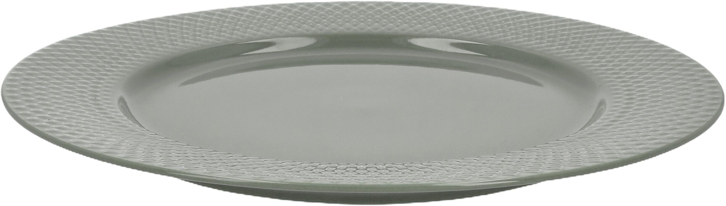 Rhombe Earth Middagstallerken &Oslash;27 cm moss
