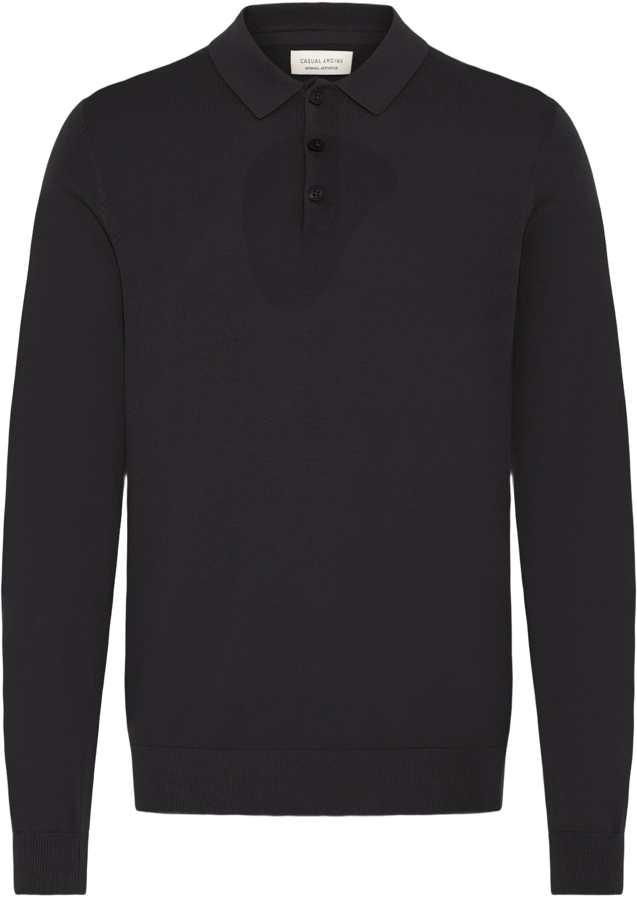 CFOSVALD fine knitted polo knit