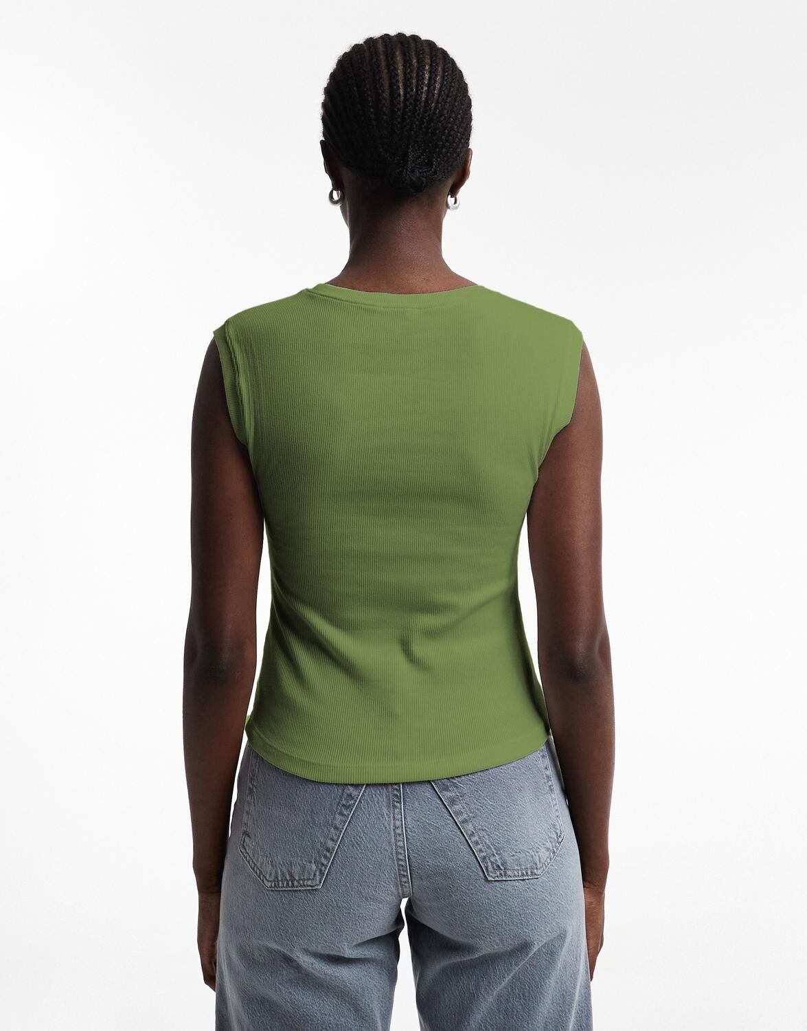 Tsadela Sl Rib Boyfriend Tank Jrs