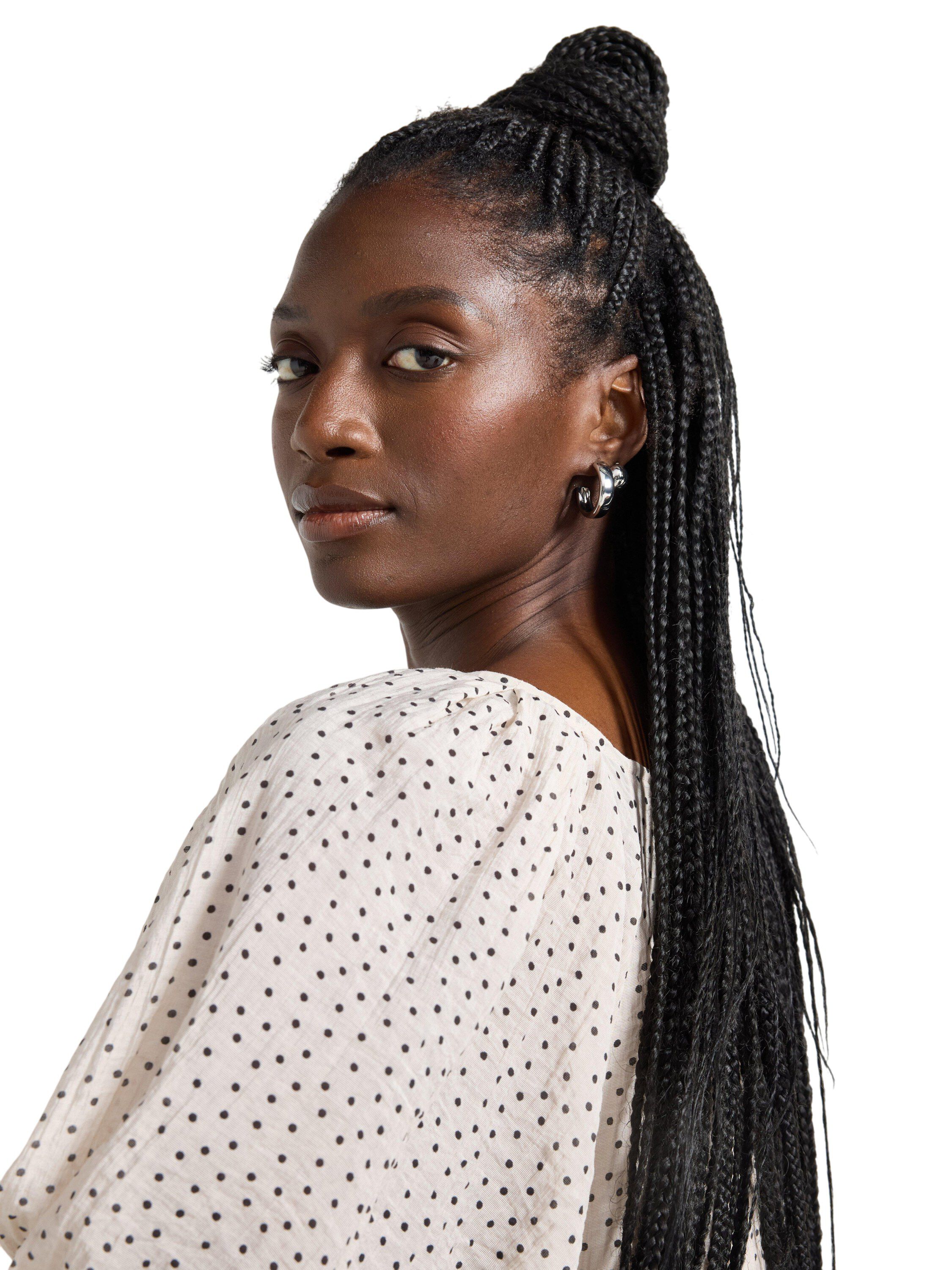 Woven maxi dress in soft viscose wi