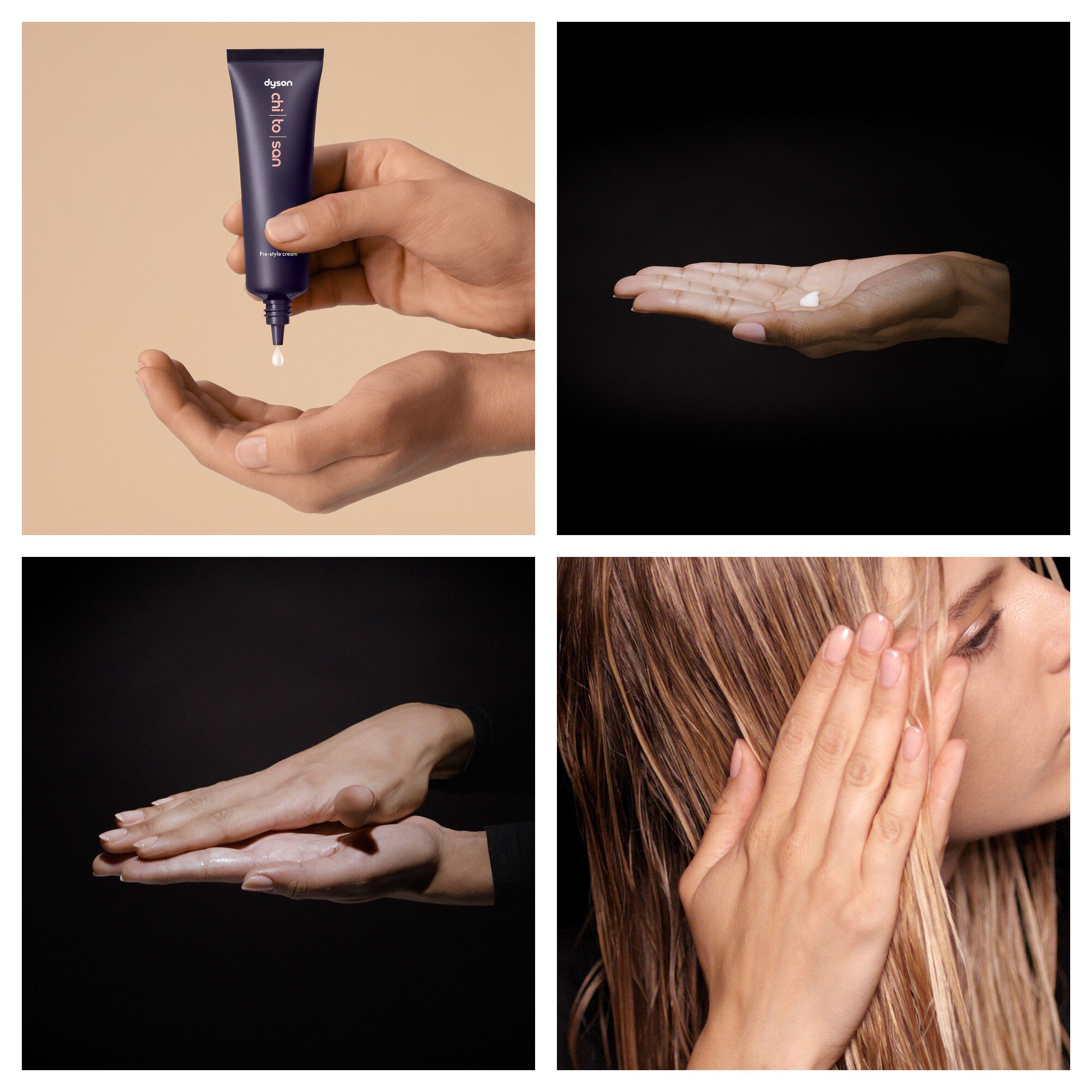 Chitosan Pre-style Cream Mini Straight to Wavy, Light Condit