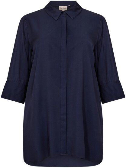 Curvy WA-NOVA 5 Skjorte Navy bl&aring;