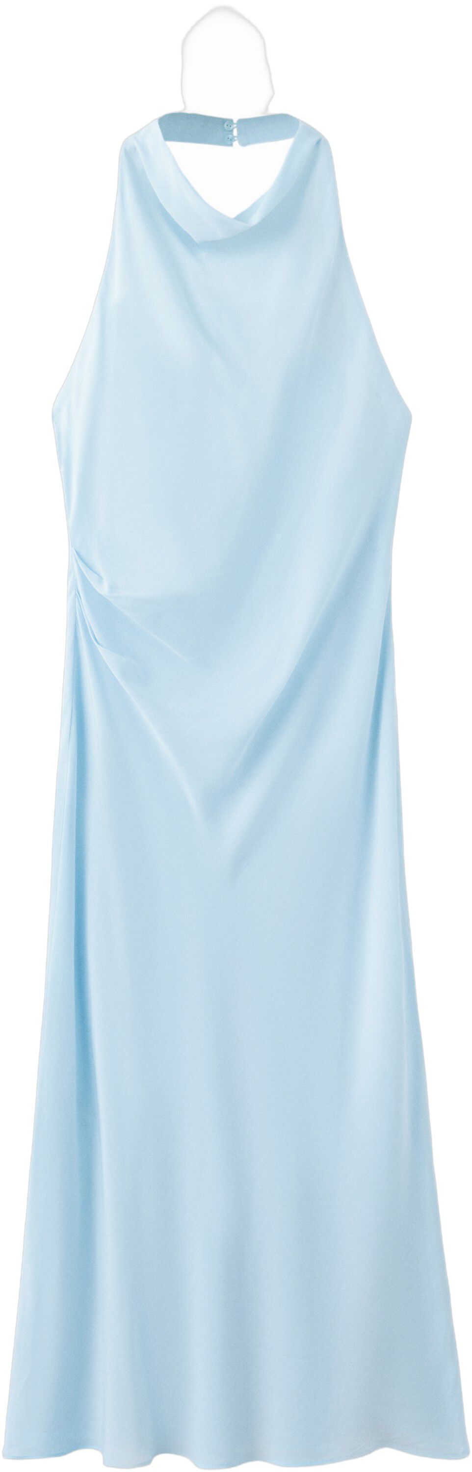 Draped halter dress