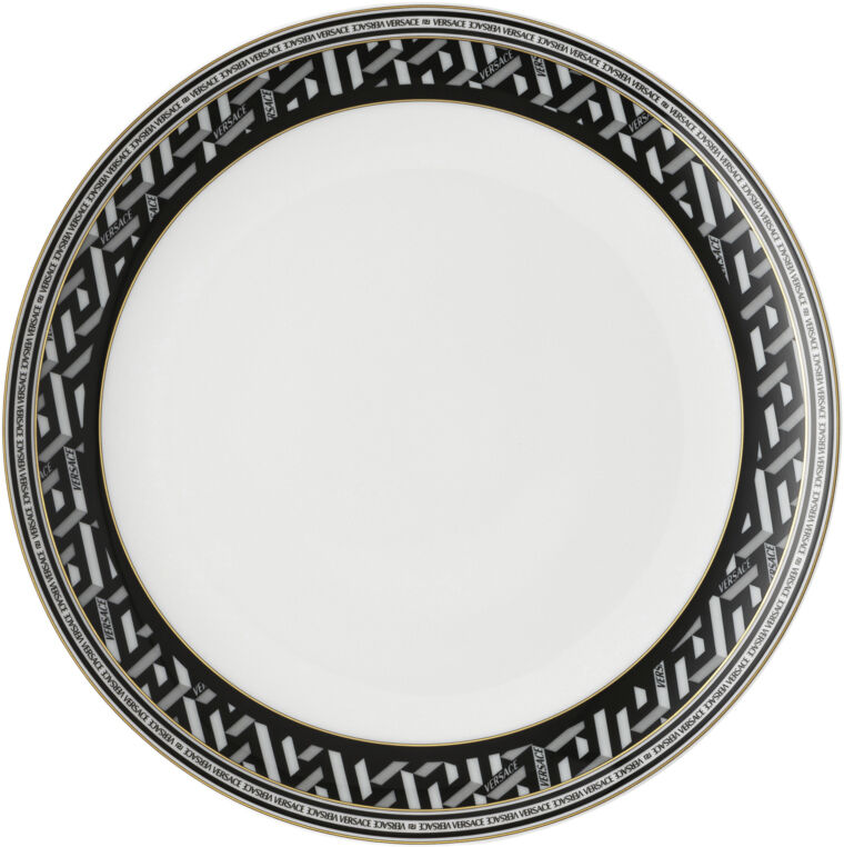 Plate 21cm, Signature Black, La Greca