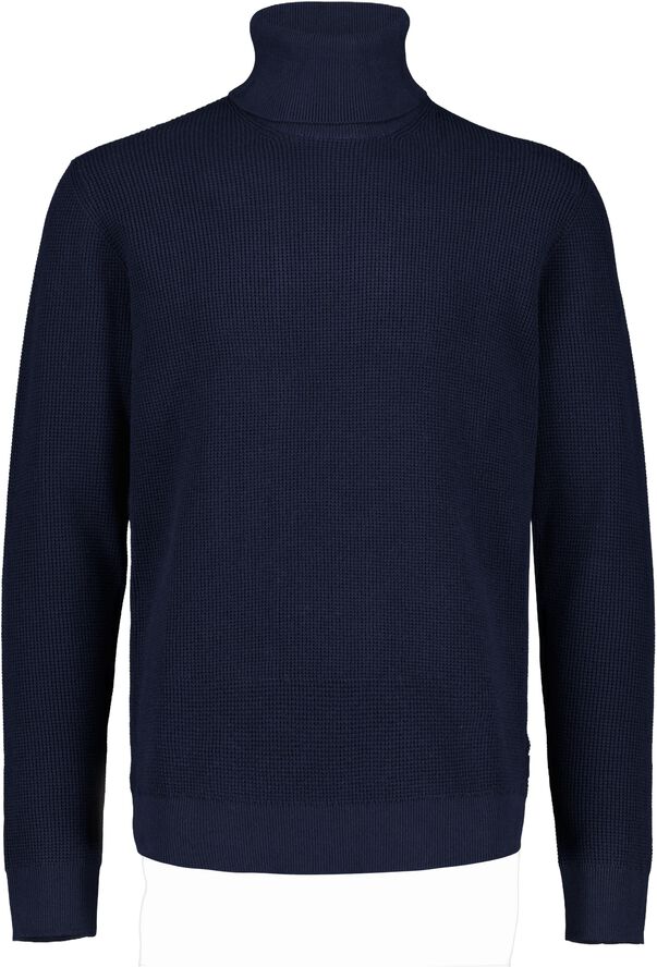 Recycled roll neck knit L/S