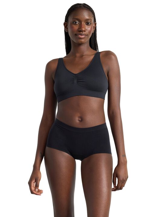 Boxertrosor med normal midja utan sömmar