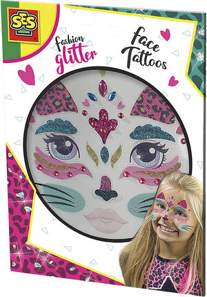 SES Creative - Fashion glitter tatoveringer til ansigtet - K