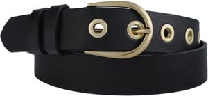 D10231/30 Belt, Black w. gold