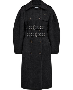 Peacoat Wool Trench