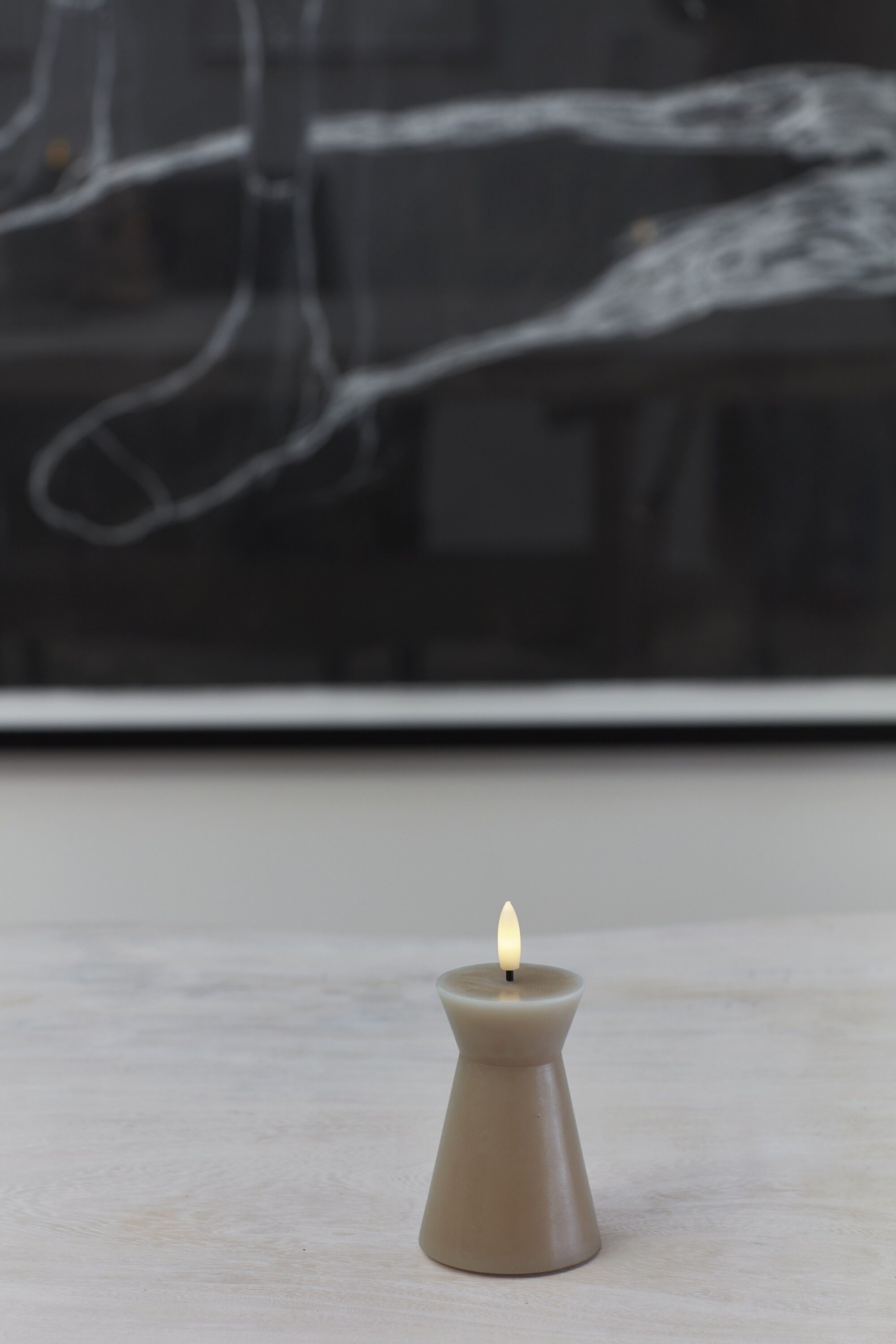 Nordisk Skulptur, Sille Kegle &Oslash;6,7x10 cm, Light Caramel