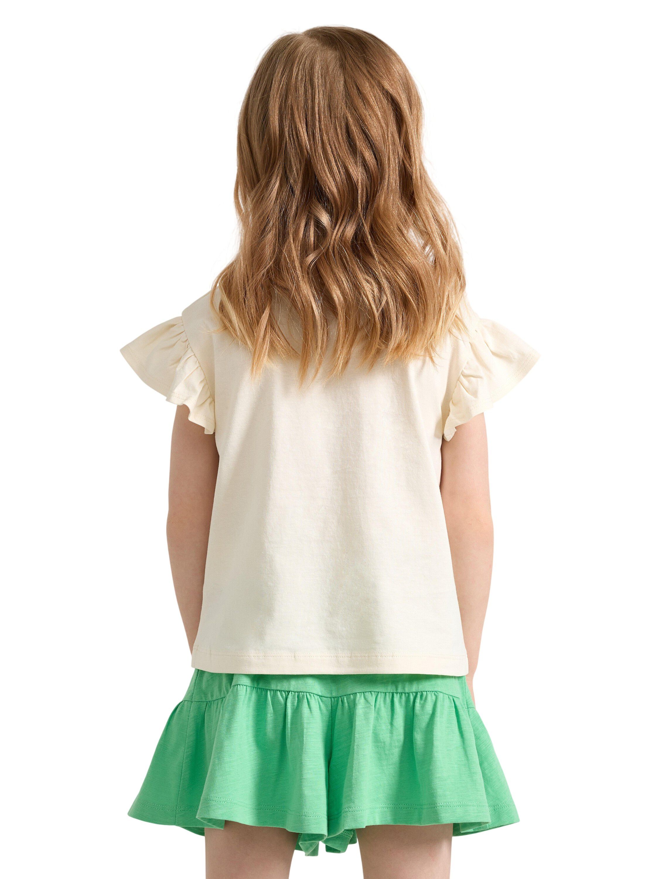 Top in soft cotton jersey with shor