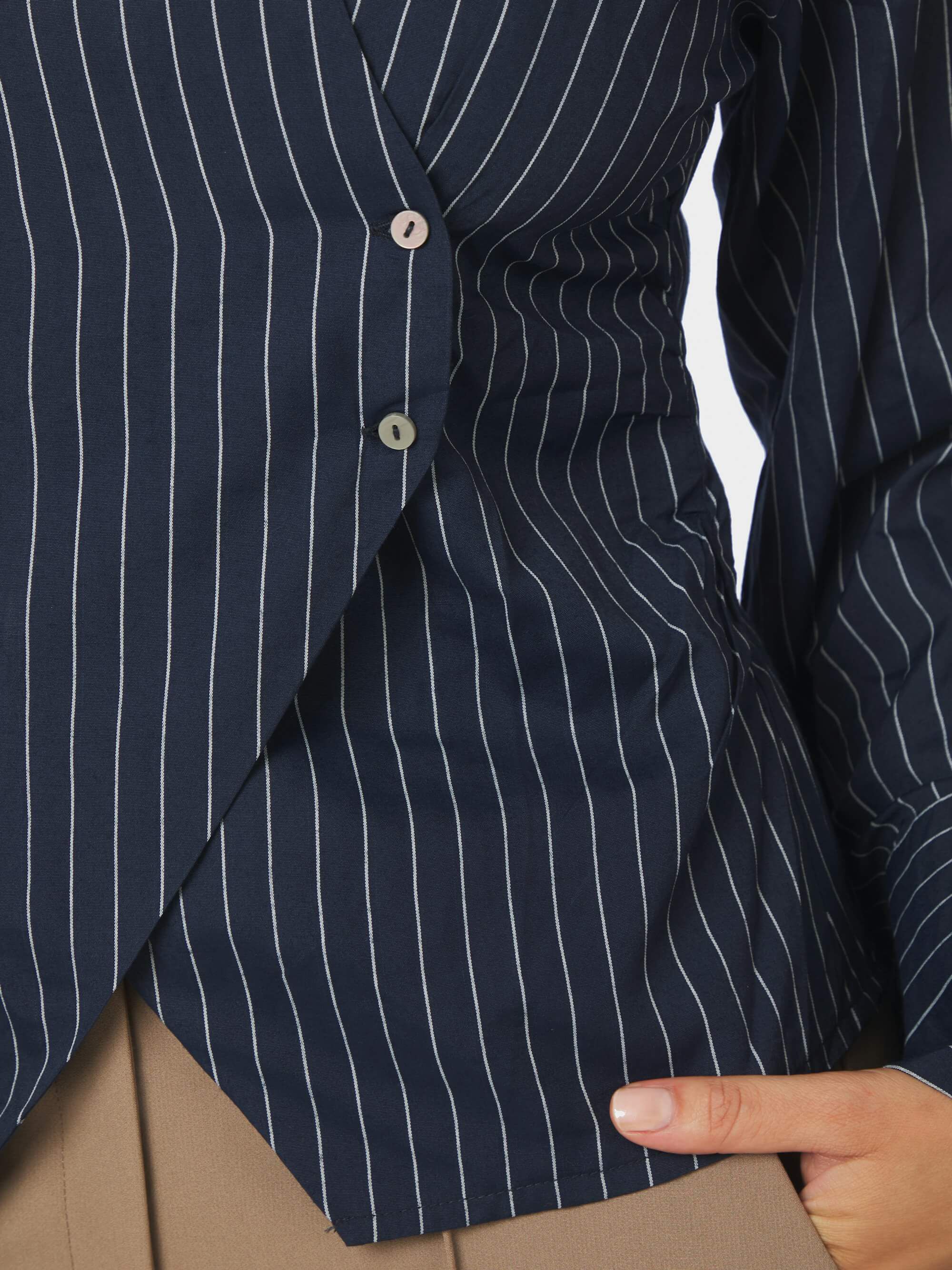 Fenli Slim Stripe Shirt