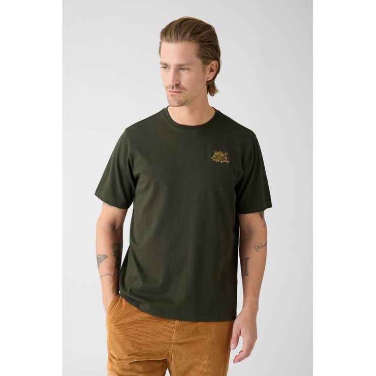 Regenerative Organic Cotton Chest Embroidery T-Shirt GOTS