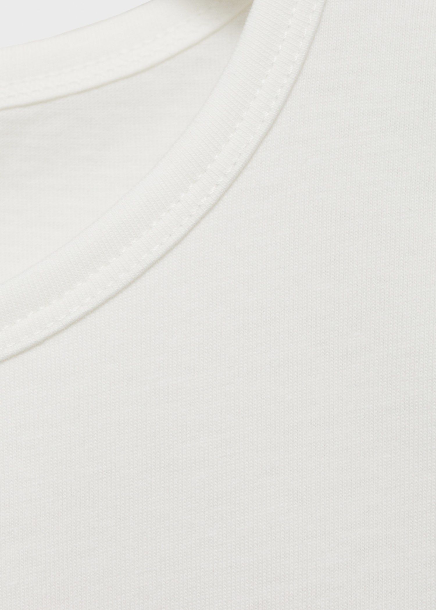 Printed cotton-blend t-shirt