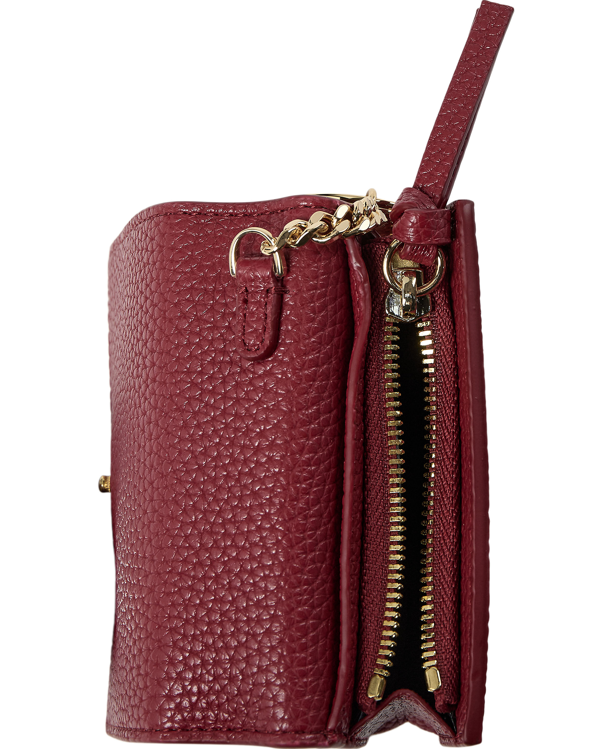 Card Holder With Flap Grained