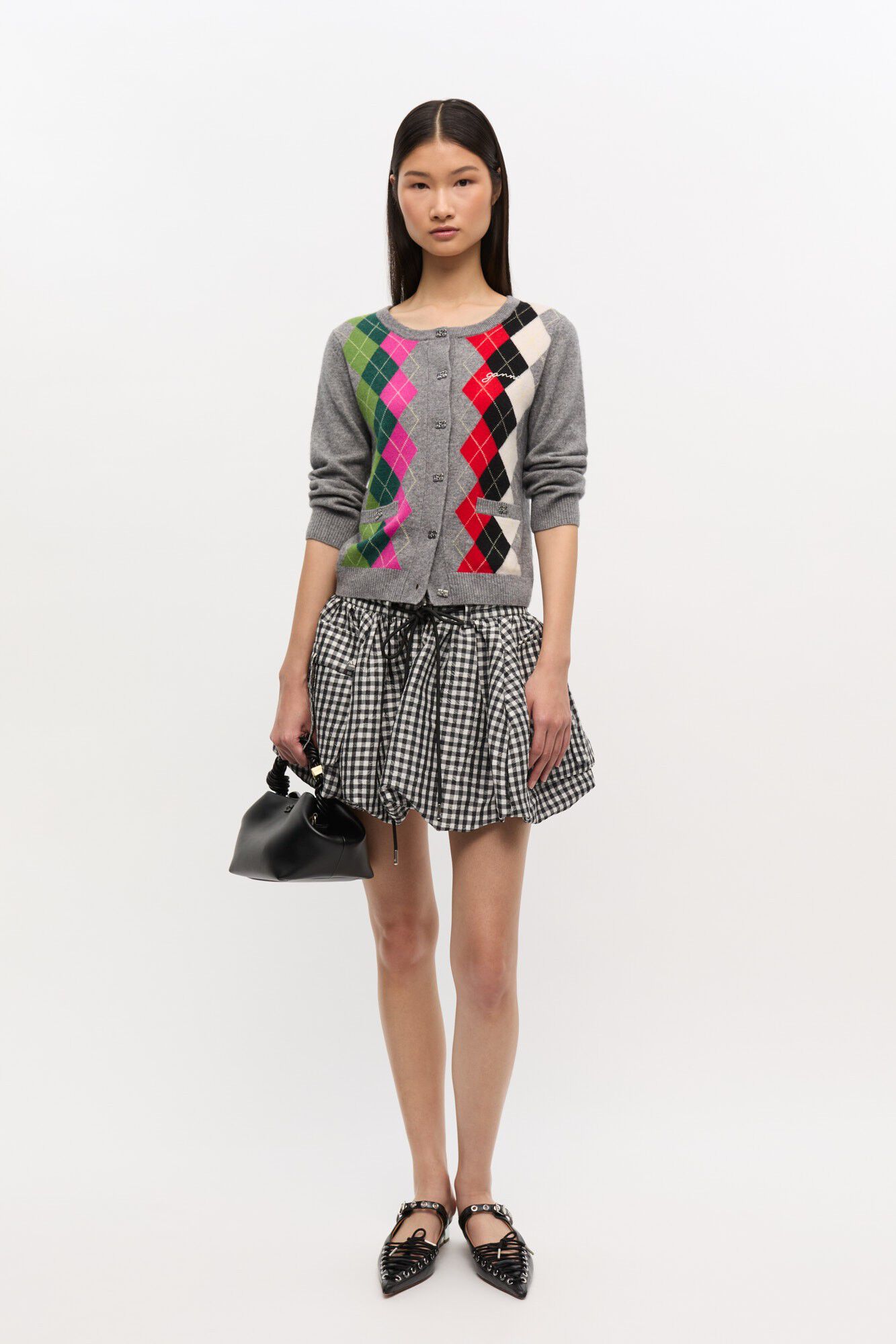 Cashmere Wool Mix Cardigan