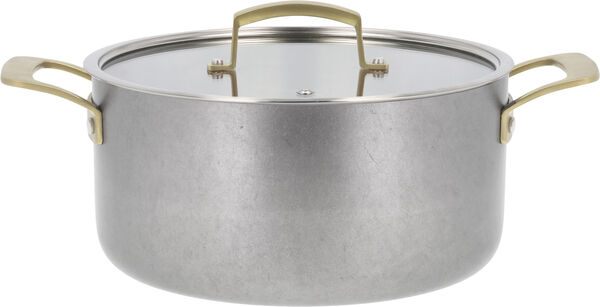 "Gryte med lokk Durance 5 liter 24 cm Rustfritt stål"