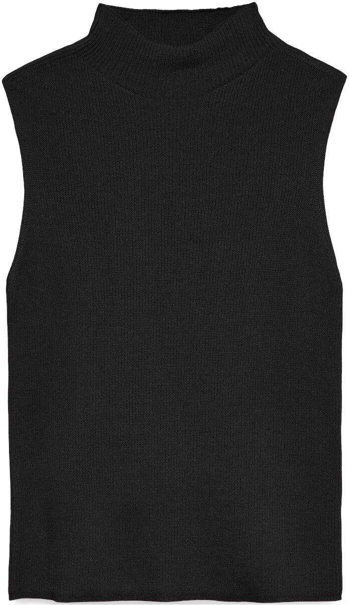 AWVITORIA SL HIGH NECK KNIT TOP