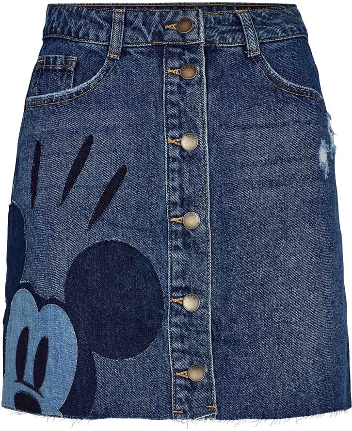 Mickey Mouse patchwork miniskirt
