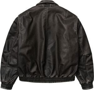 WBBue Washed PU Jacket
