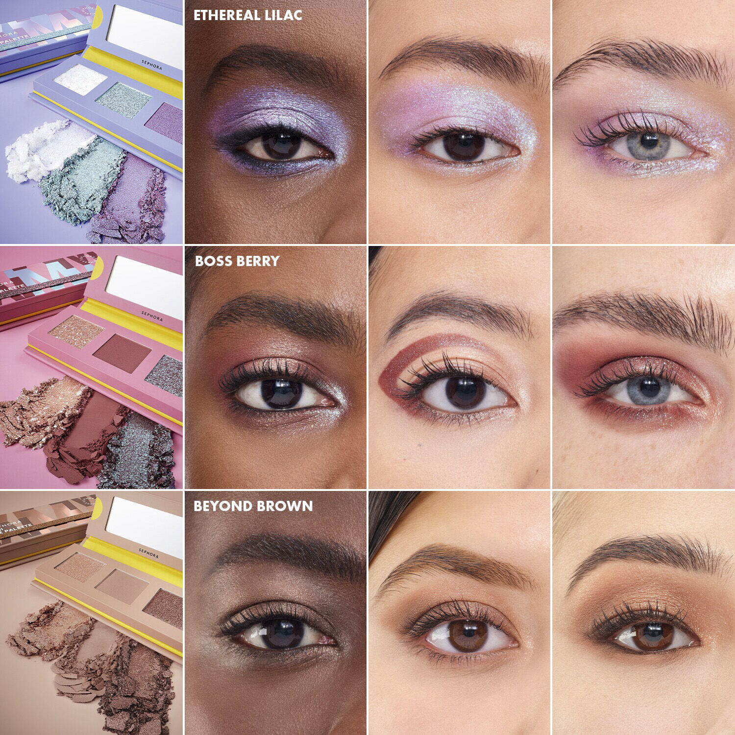Mini Mix Palette: Mini-palett med &ouml;gonskuggor