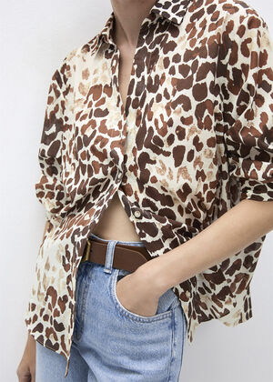 Printed cotton shirt
