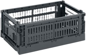HAY Colour Crate-Small-Charcoal