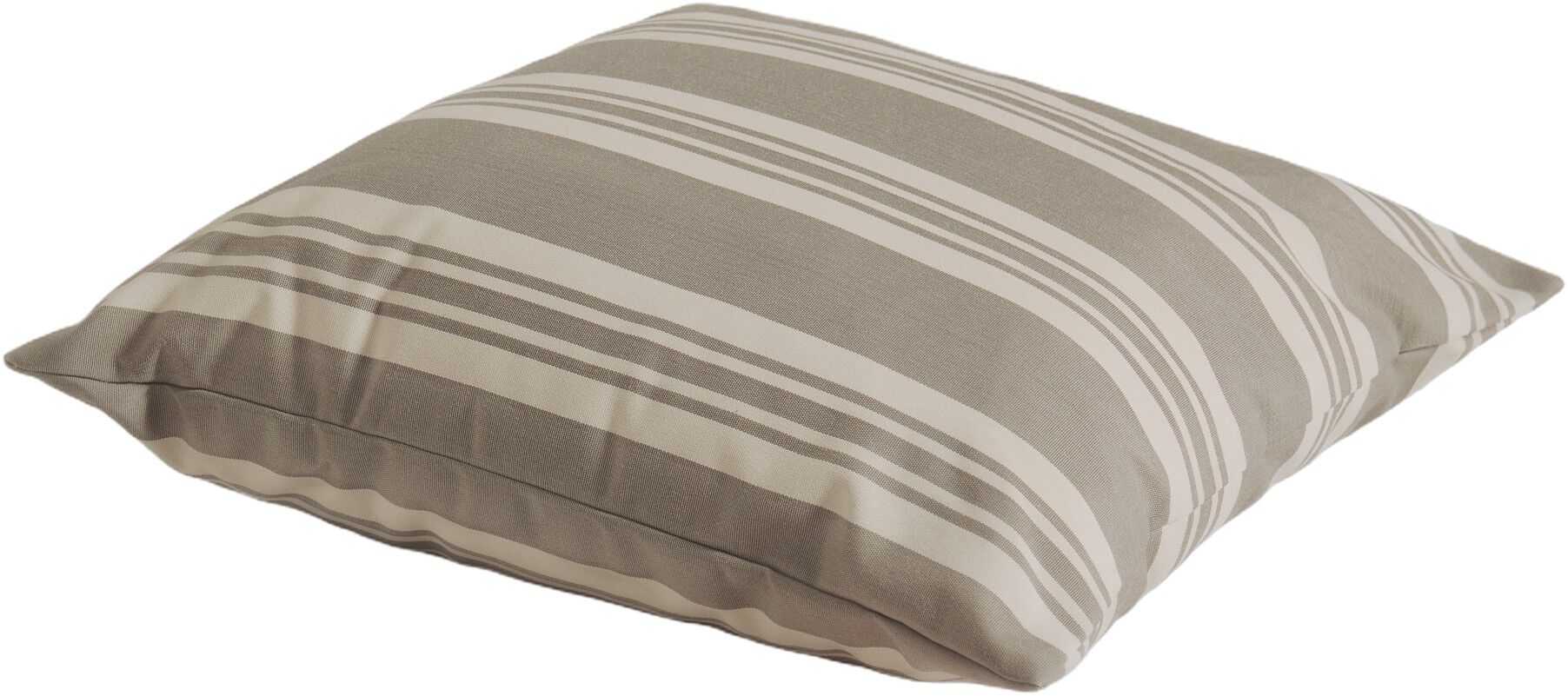 Fossflakes utomhuskudde 50x50 cm. Gr&aring; randig