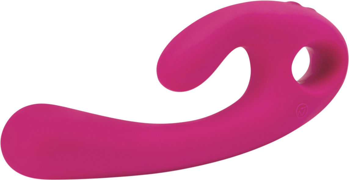 NOMI TANG - FLEX BI BENDABLE DUAL STIMULATION VIBRATOR RED V