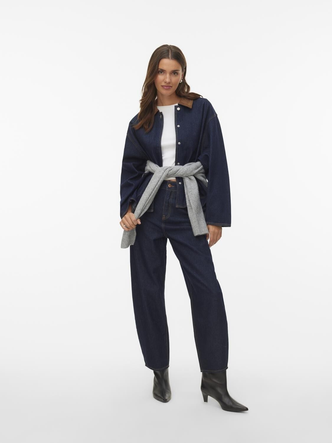 AWEVELINE HR BARREL DNM JEANS SI333