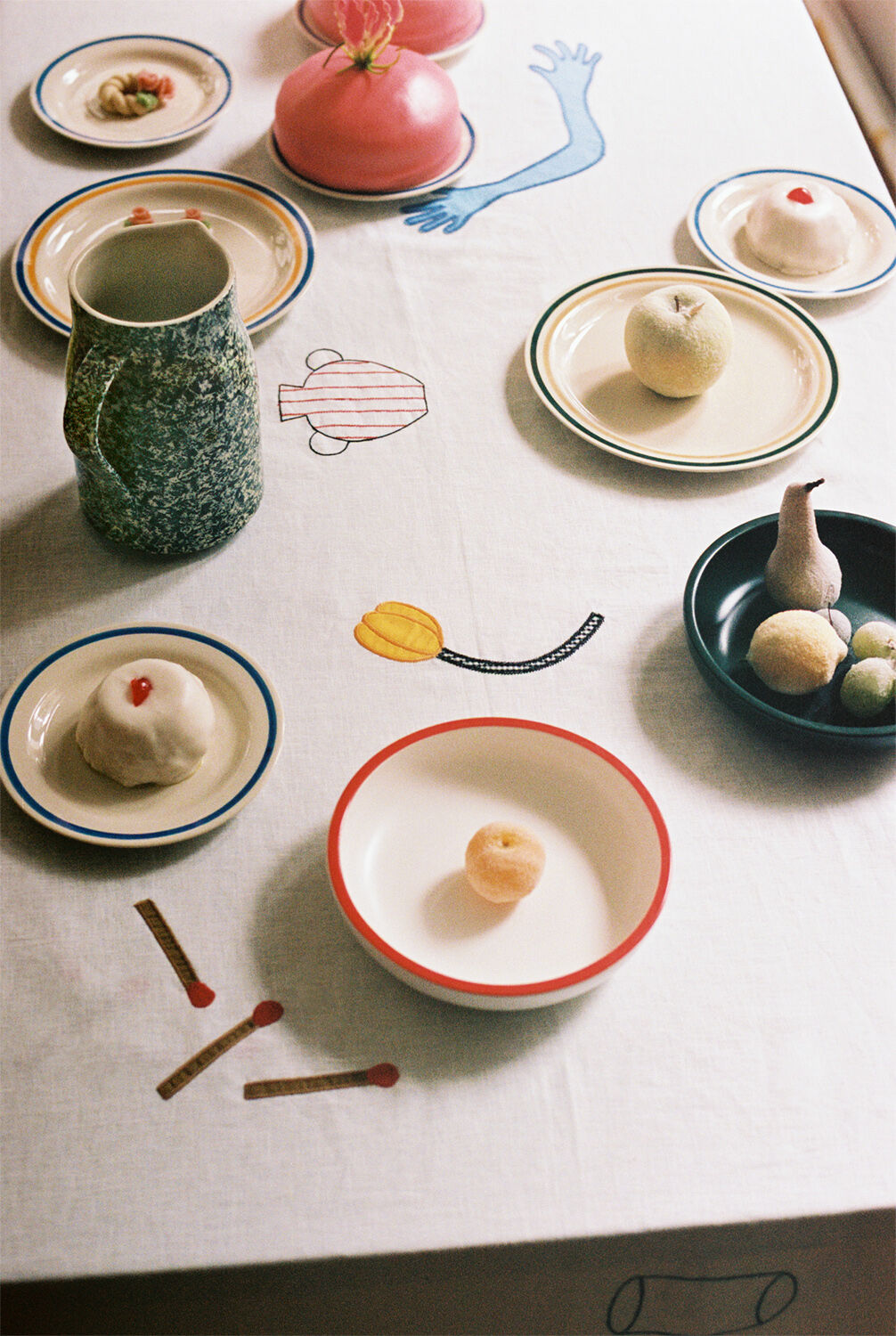 Sobremesa Plate-18,5 Set of 2-Blue