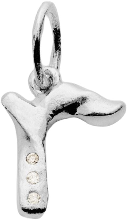 Alphabet Pendant Silver