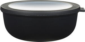 Skål m lock Cirqula 1250 black