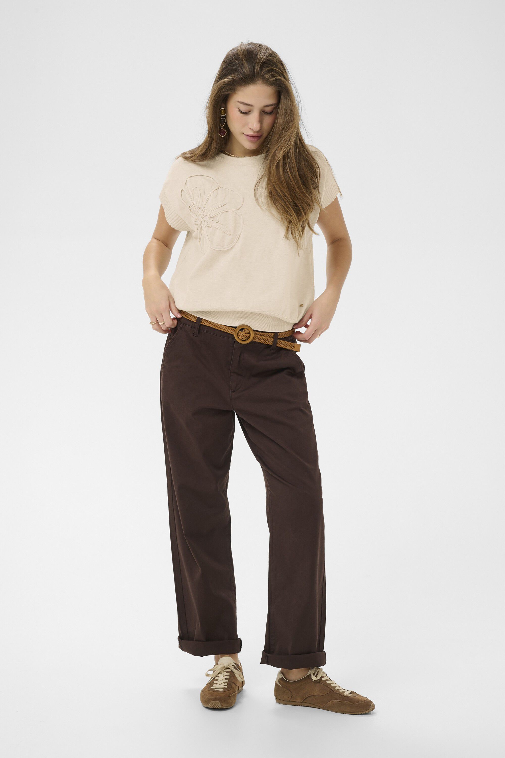 CRDela Knit Slipover w Deco