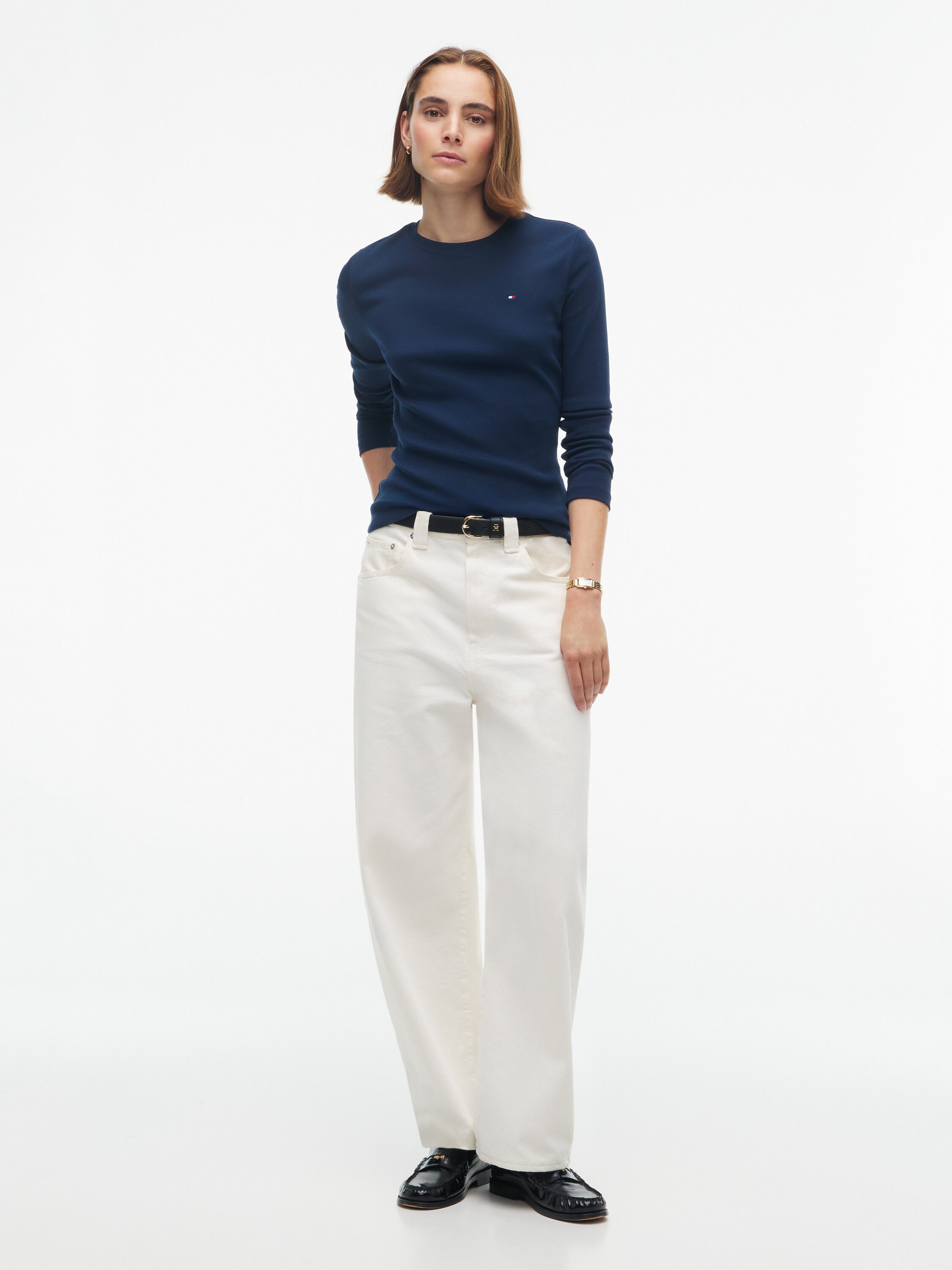 Slim Crew Neck Long Sleeve T-Shirt