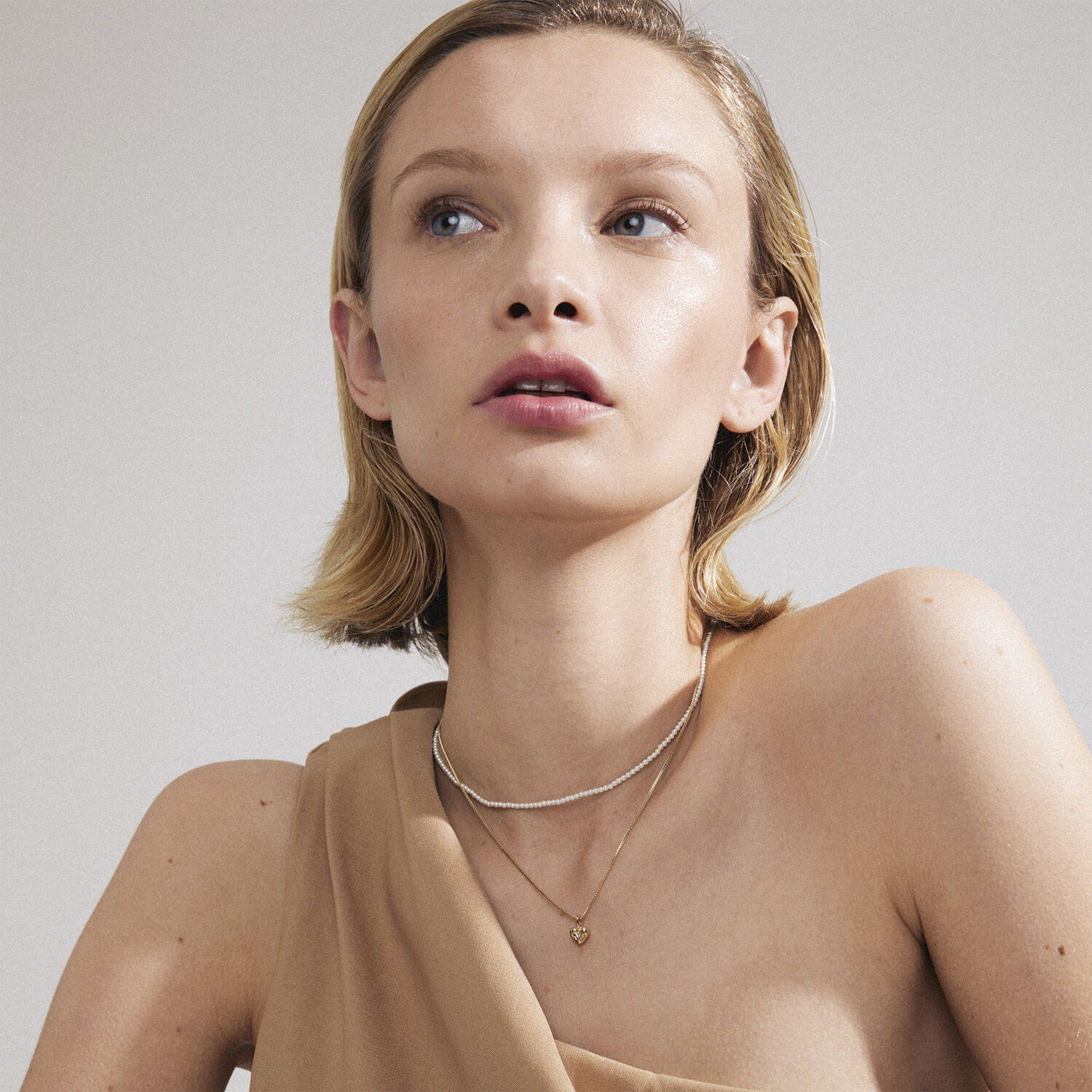 ARLET necklace 2-in-1 set, gold-plated