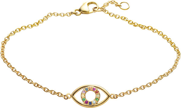 Multi-Zircon Eye Bracelet